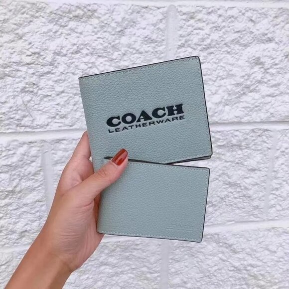 Coach C6698 3 In 1 Wallet In Aqua/Midnight Navy - Picture 2 of 7